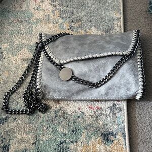 Stylish Gray Chain Shoulder Bag